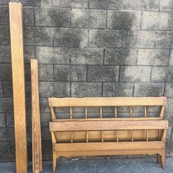 maple FULL size bed set 