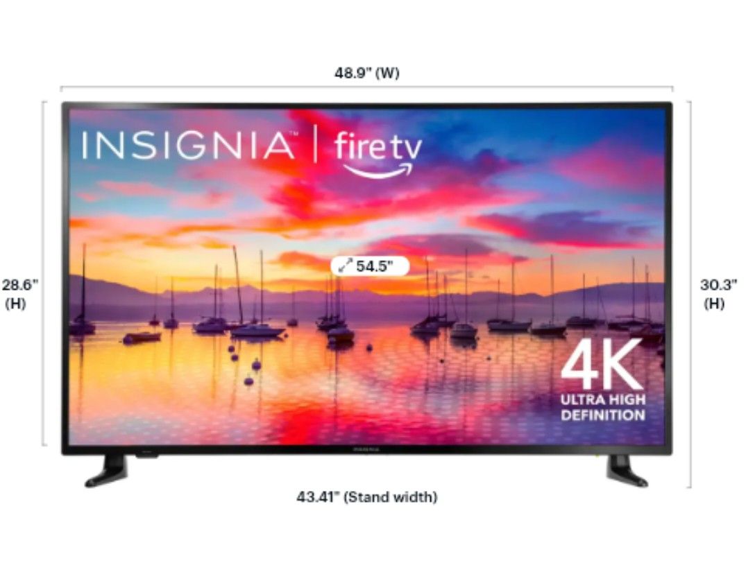 Smart TV 55" Amazon Fire Insignia Crystal LED 4K