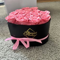 Heart Shaped Preserved Roses