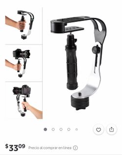 Qinlorgo Estabilizador de Cámara de Mano Gimbal de Video para Cámara DSLR Videocámara