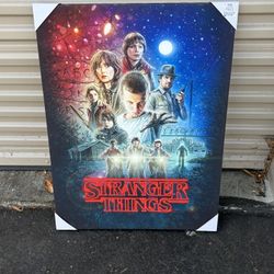 Brand New “Stranger Things” Canvas Picture