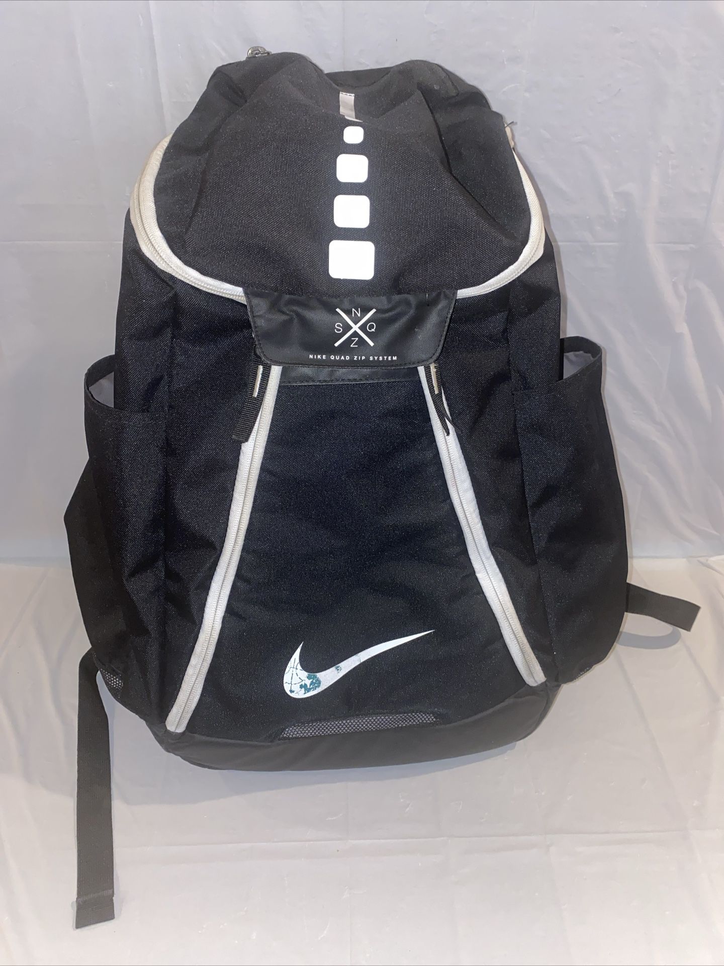 Nike Hoops Elite Max Air Team 2.0, Quad Zip Backpack Black