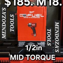 Milwaukee Mid Torque Impact Wrench 1/2in Fuel M18 