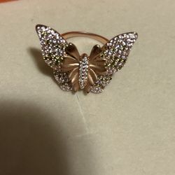 Sterling Silver Moissanite Ring