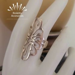 Sterling Silver 925 Modernist Ring