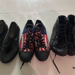 Brand new Raad America Shoe- Used Rebook And vans 