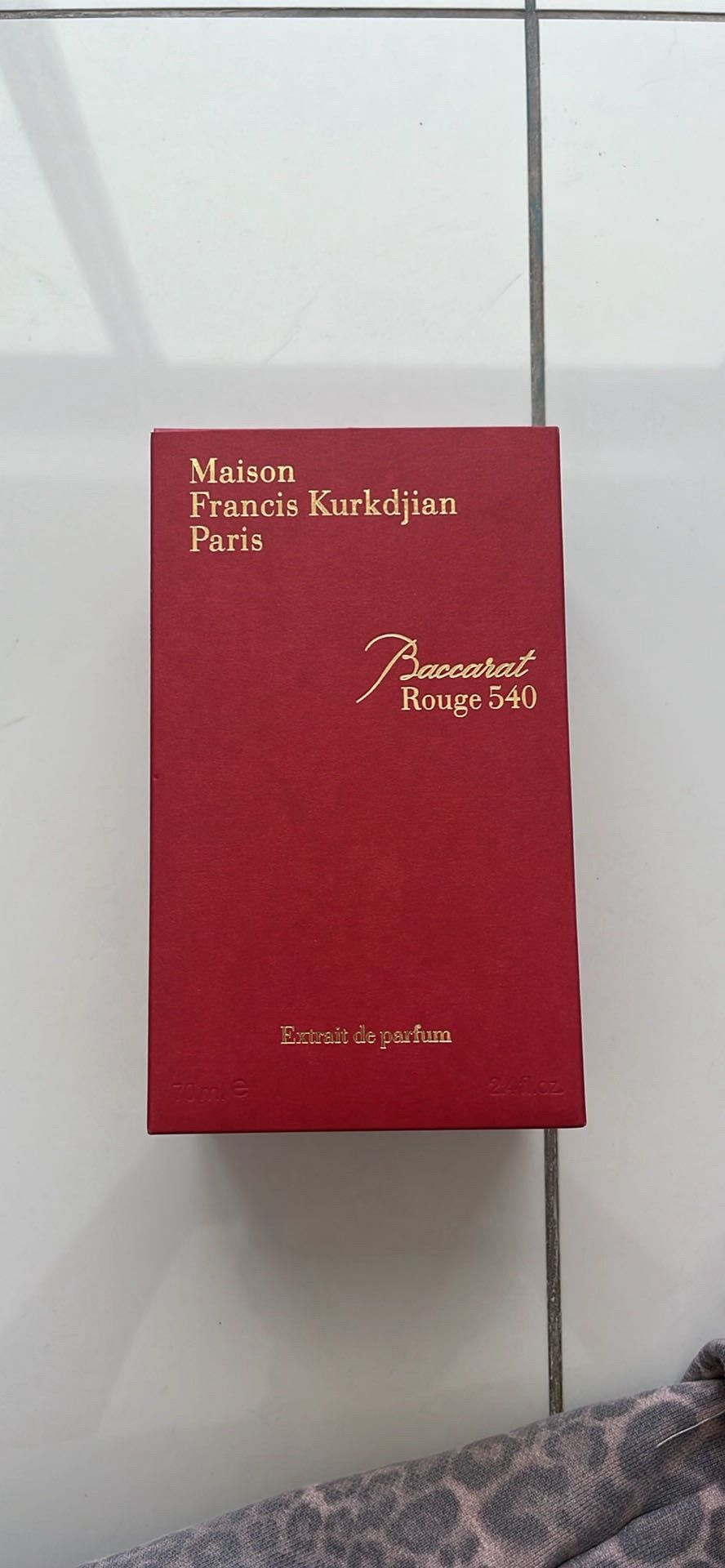 Baccarat Rouge 540 Maison Francis Kurkdjian Paris