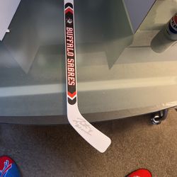 Buffalo Sabres Rhett Warrener Signed Mini Hockey Stick 