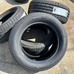 WE INSTALL4 NEW KELLY TIRES 235/55R17 100% W/ Stickers 235/55/17