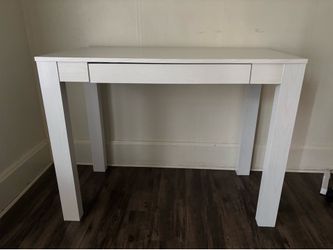 white desk