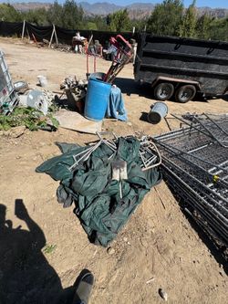 Chainlink fence panels