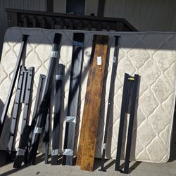 Full Size Bed, Matress N Bunkie Board