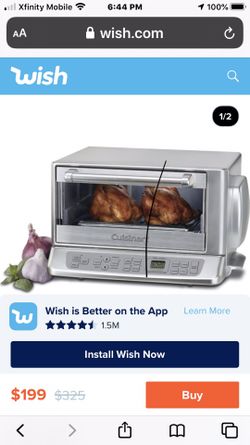 Cuisinart counter top conv oven