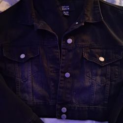 Fall Black Jean Jacket New