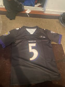 Baltimore Ravens Joe Flacco #5 Football Jersey - Black - Trade/Deliver