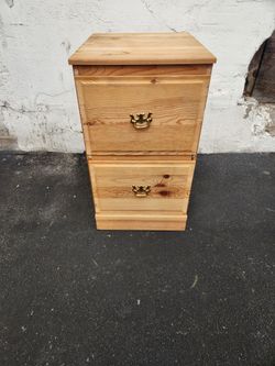 Pine File Cabinet