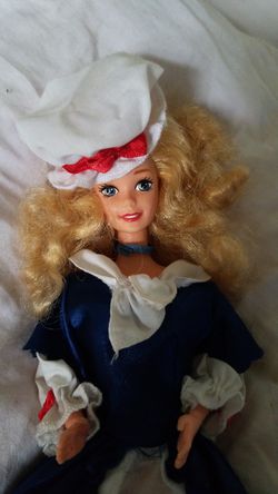 Barbie-Red. White, and Blue