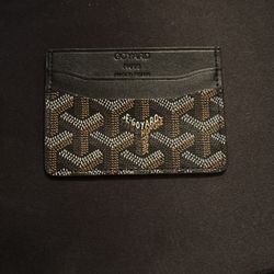 Black Goyard Card Holder 