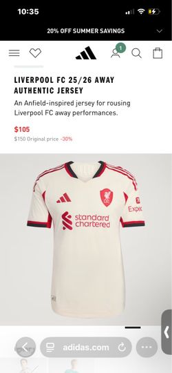 Authentic Liverpool Away Jersey