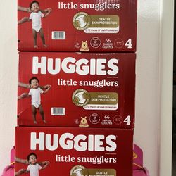 Huggies Baby Diaper Size 4 all 3 x $70