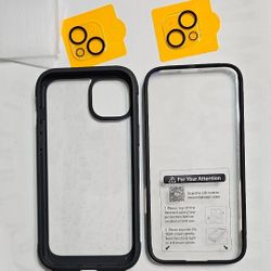 Iphone 15plus Black Glove Case 