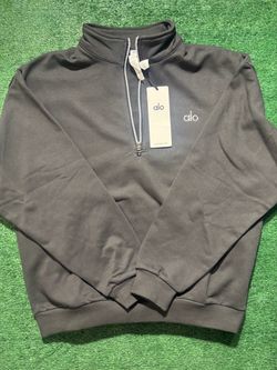 Alo Half-Zip Pullover – Grey