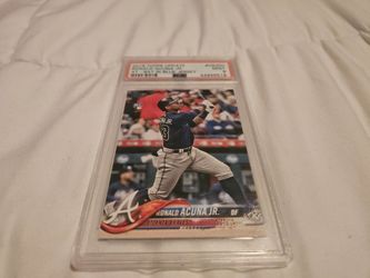 Ronald Acuna jr rc psa 9