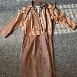 Men’s Tan Low Rider Duster Coat - Medium 