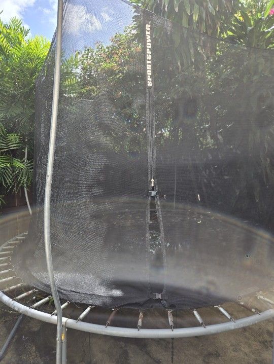 Large Adult-Size Trampoline w/ Safety Net FREE