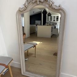 Restoration hardware style mirror large 31 x 60”