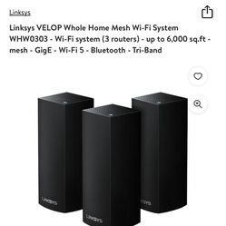 Linksys Velop WiFi 5 System