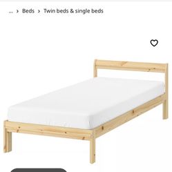 IKEA Twin Bed with slats
