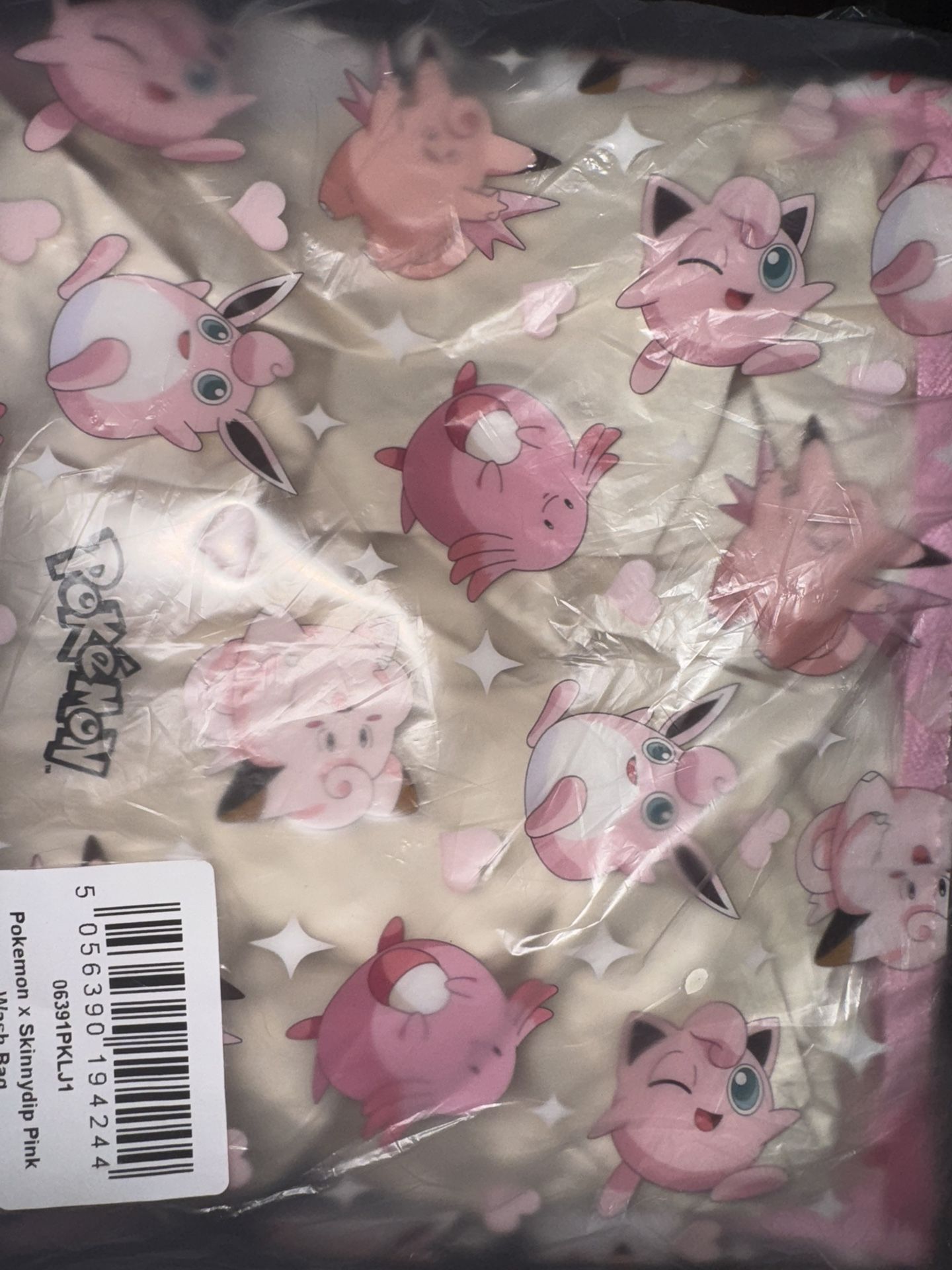 Pokemon Worlds 2025 Jigglypuff Clefairy Clefable Chansey SkinnyDip Bag
