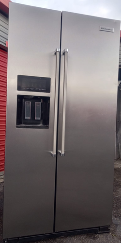 KitchenAid Side by Side Stainless Steel Fridge IceMaker