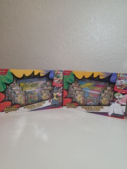 Ascended Heroes premium poster collection boxes Lucario & Gardevoir