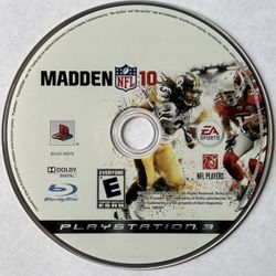 Madden NFL 10 PS3 (disc only)
