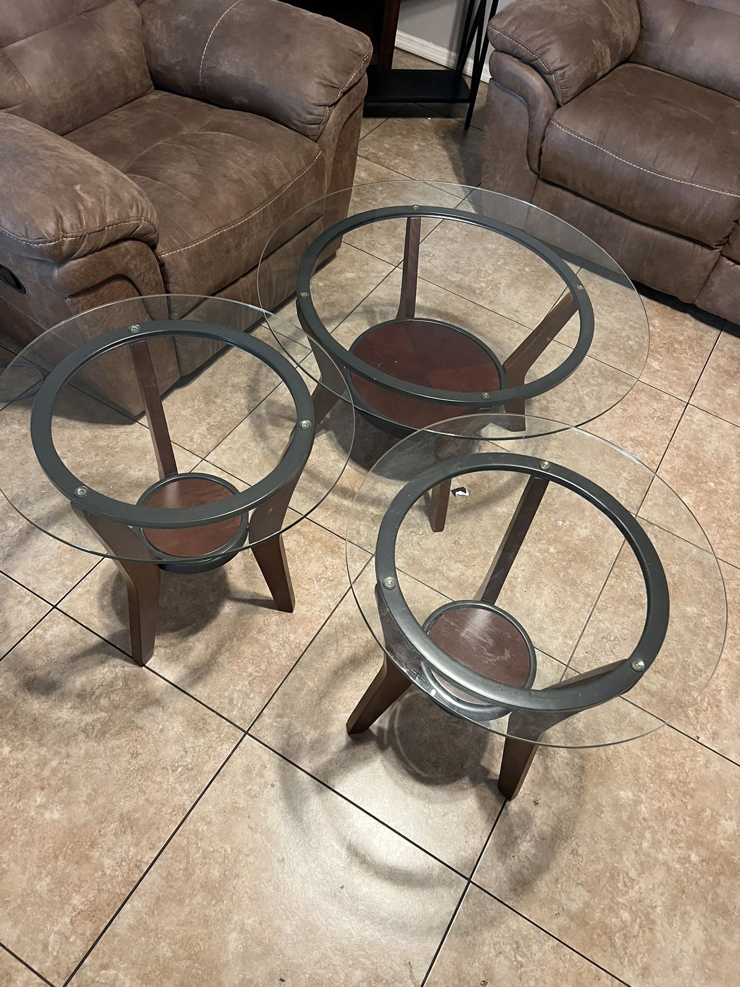3 Coffee Tables Set
