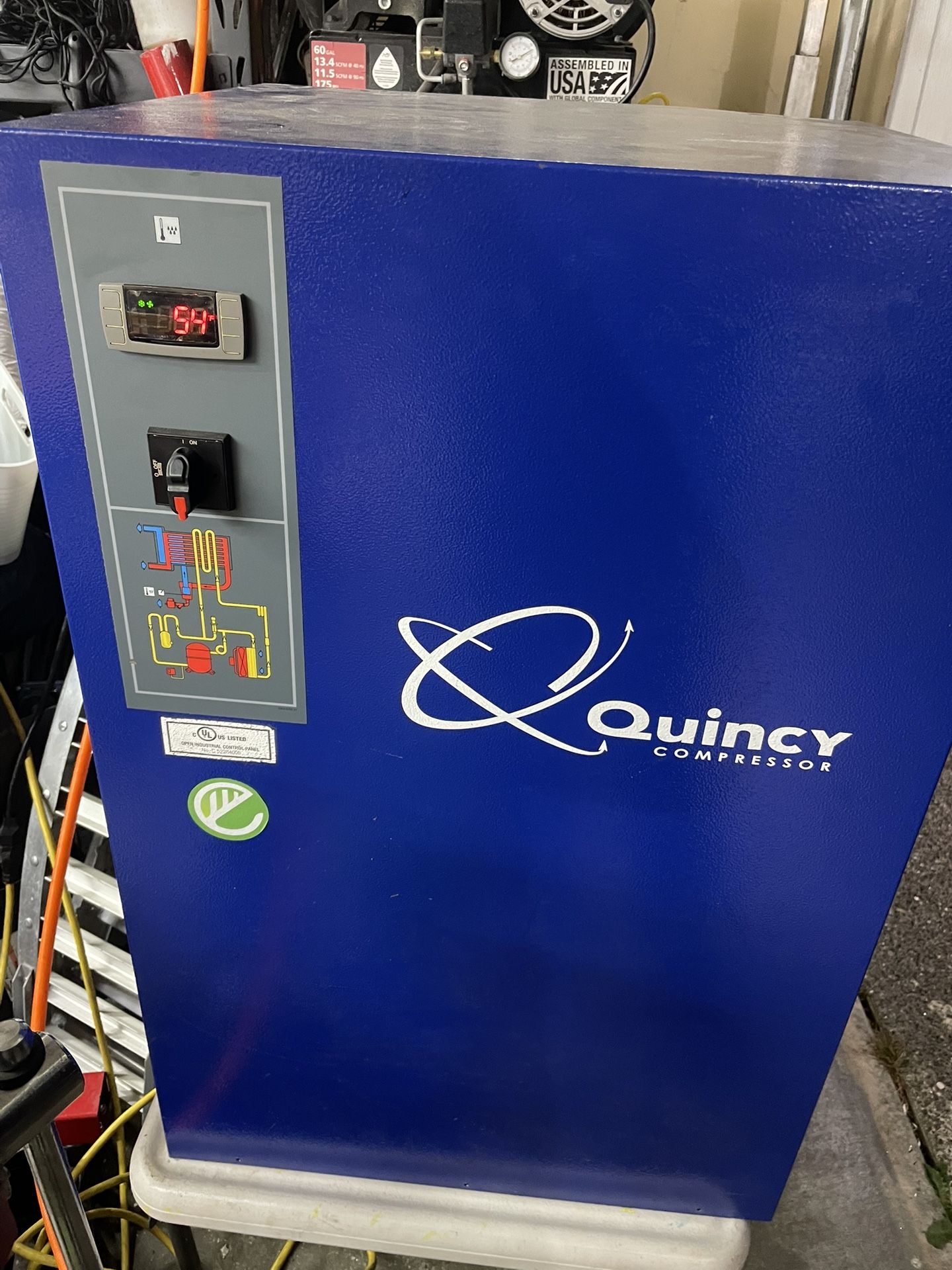 Quincy QPNC-150 refrigerated compressed air dryer