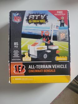 Cincinnati Bengals ATV Brick Minifig Kit