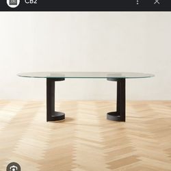 CB2 Orrin Black Oval Dining Table – $999 Retail – Asking $525