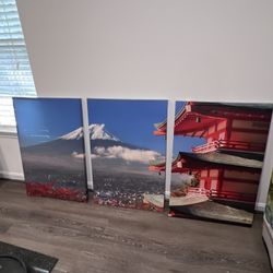 3 Piece Wall Art (Japan)