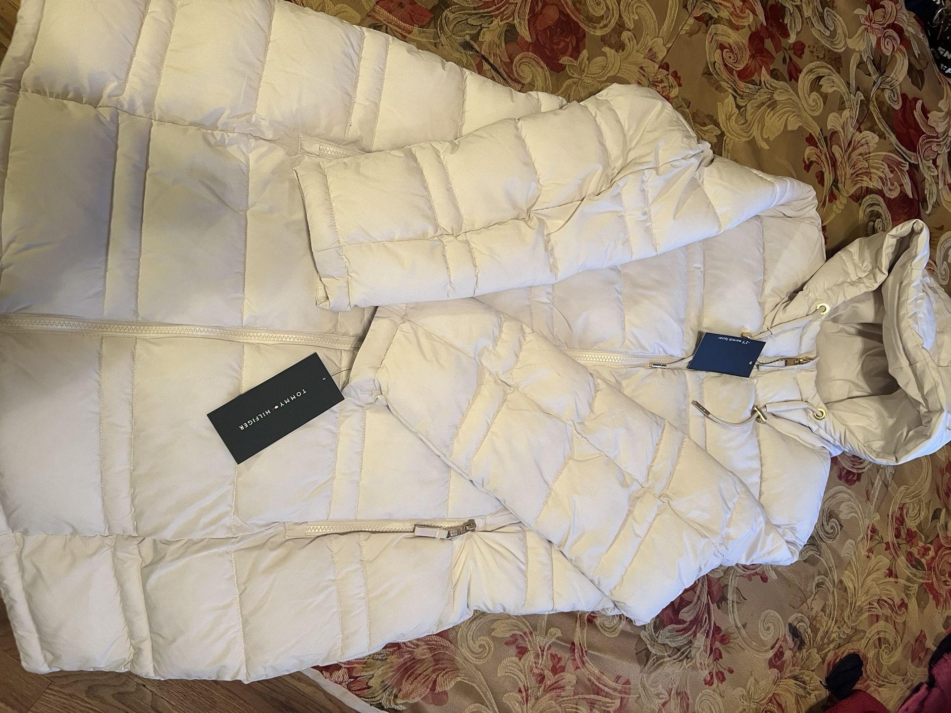 XL White Sand, Tommy Hilfiger Puffer Coat