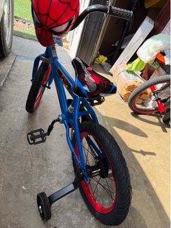 Kids bike spider man edition
