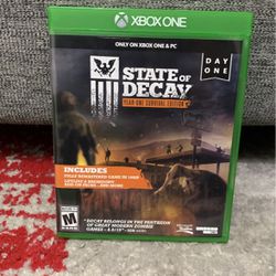 State Of Decay Xbox One