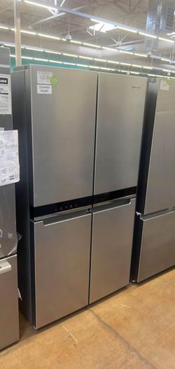 Counter Depth Refrigerator 36 inch wide Whirlpool Stainless steel