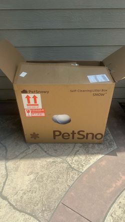 Pet Snowy Cat litter box
