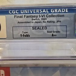 CGC Graded Final Fantasy Pixel - NEW - Switch -  PERFECT 10 A++
