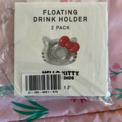 Forever 21 X Sanrio Hello Kitty Floating Drink Holder 2 Pack