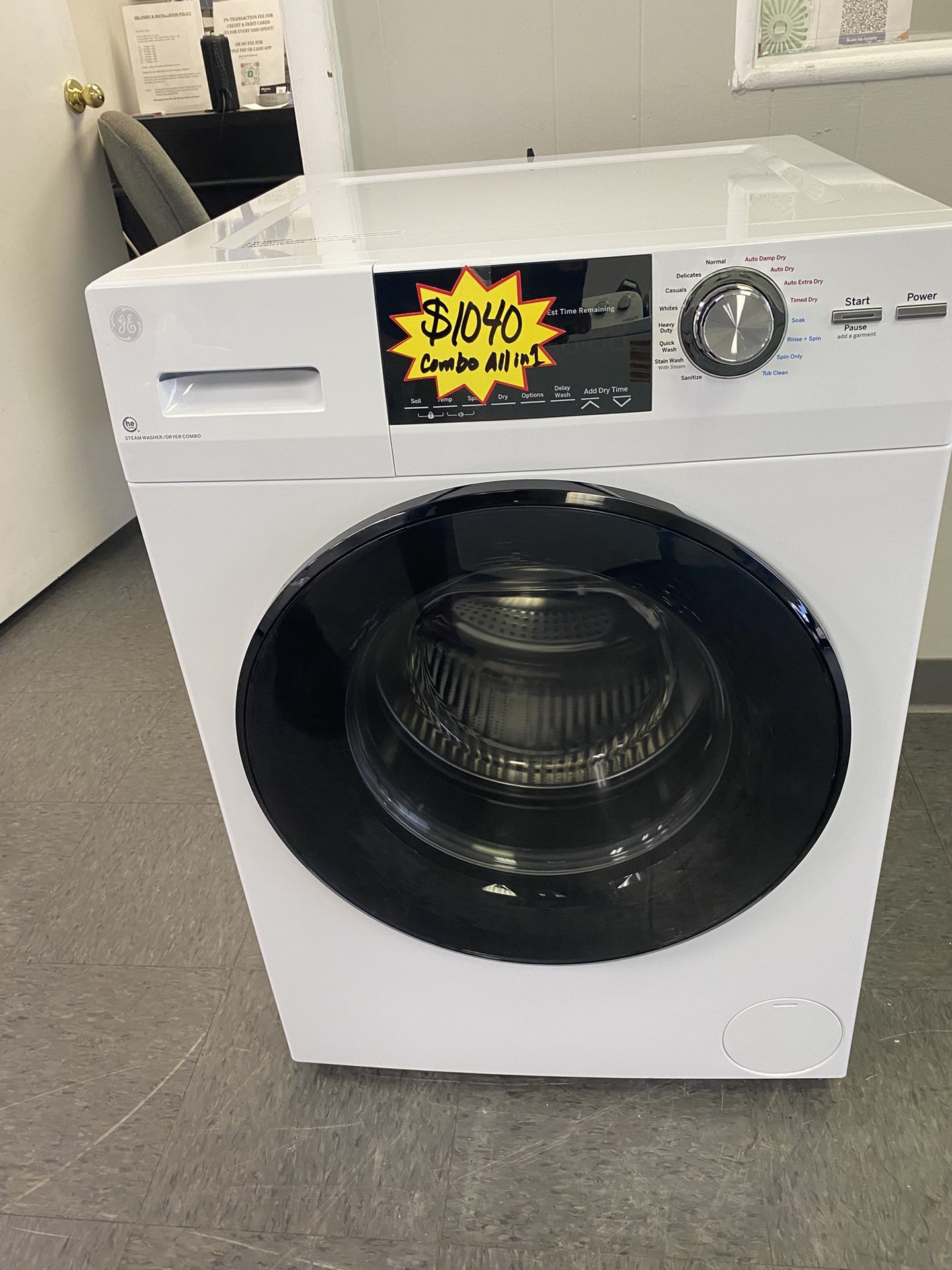 GE 2in1 Washer /dryercombo
