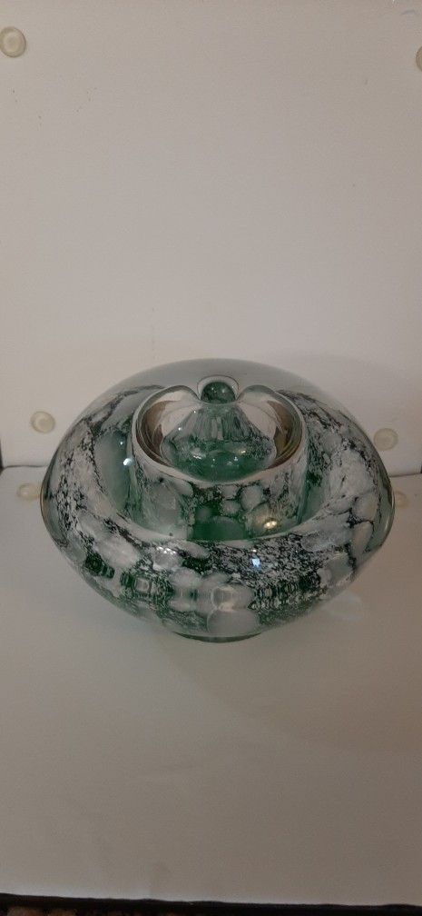 Vintage Blown Glass Oil Lamp/ Diffuser